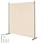 VEVOR Room Divider Beige Fabric & 1-Panel product image 1