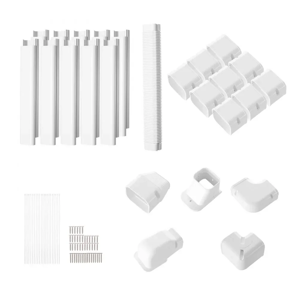VEVOR white line cover concealing refrigerant hoses