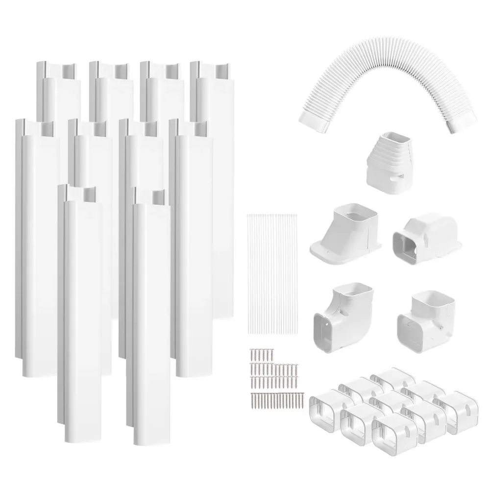 VEVOR mini split line cover length assembly guide