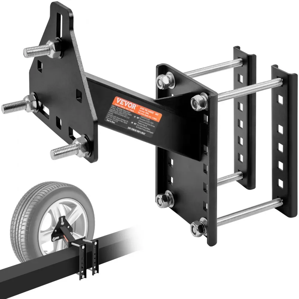 VEVOR trailer spare tire carrier front view