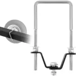 VEVOR U-Bolt Spare Tire Carrier 160 LBS with Lock front view