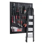 VEVOR Black slat wall paneling front view