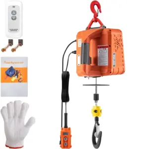 VEVOR 3-in-1 Electric Hoist Winch 25 ft 1100 lbs Manual + Wi product image 1