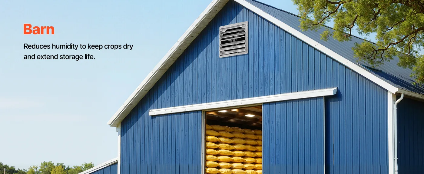 VEVOR 30 inch Shutter Exhaust Fan 30 inch/Fan Only Barn