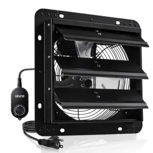 VEVOR 10 inch Shutter Exhaust Fan 10 inch/With Speed Control product image 1