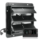 VEVOR Shutter Exhaust Fan 12 inch With Temperature Humidity product image 1