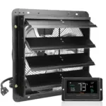 VEVOR Shutter Exhaust Fan 16 inch With Temperature Humidity product image 1