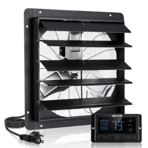 VEVOR 24 inch shutter exhaust fan front view
