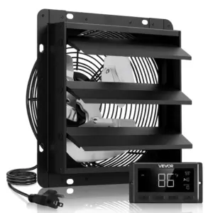 VEVOR 12 inch shutter exhaust fan front view