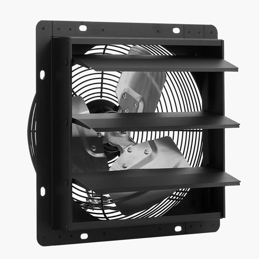 shutter exhaust fan EC motor low noise operation