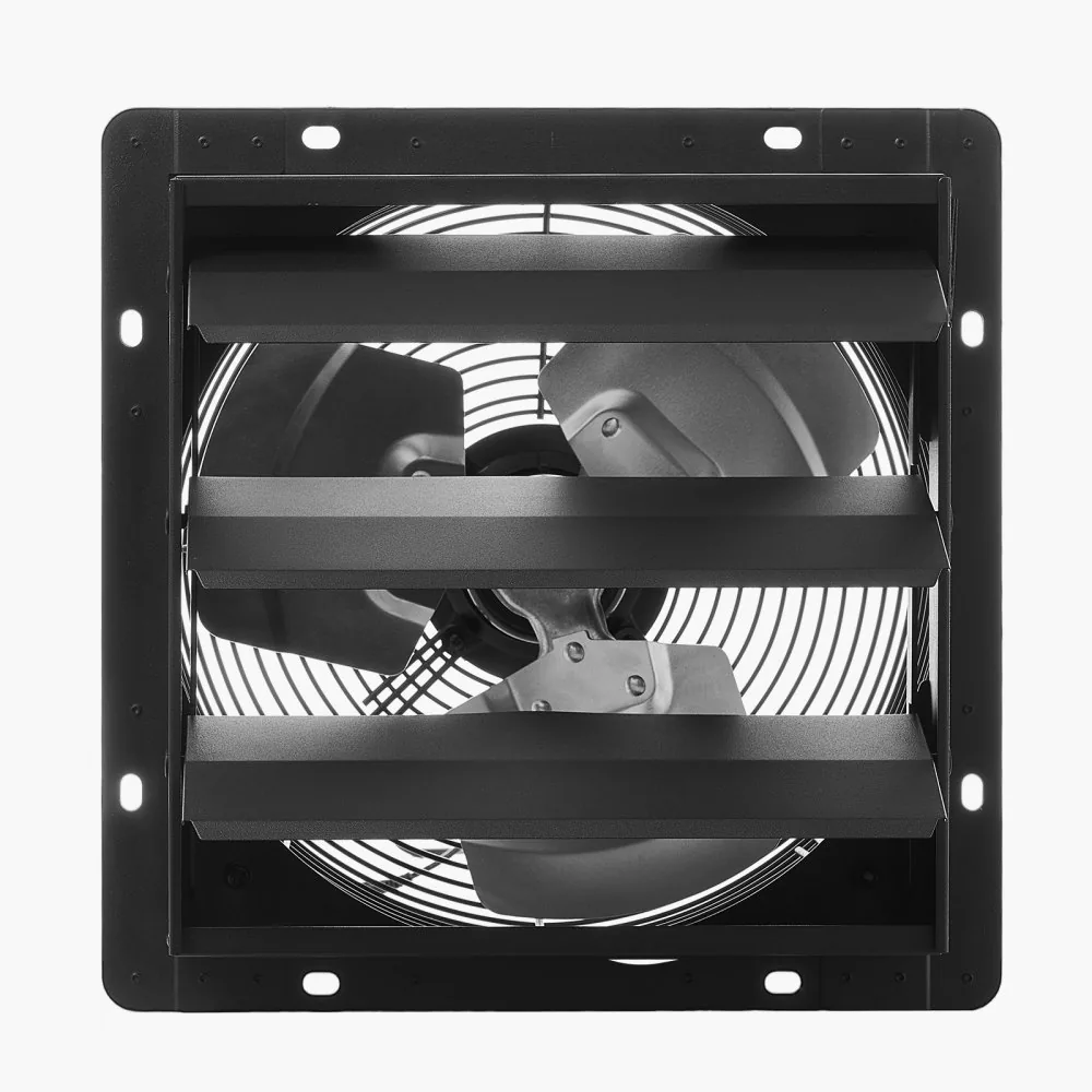 VEVOR shutter exhaust fan timer and temperature control