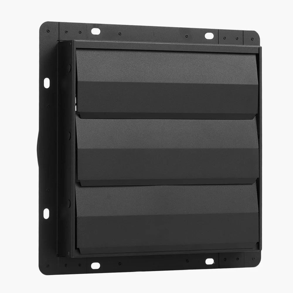 shutter exhaust fan rain guard louvers closed