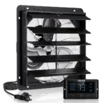 VEVOR 20 inch shutter exhaust fan front view