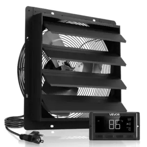 VEVOR 16 inch shutter exhaust fan front view