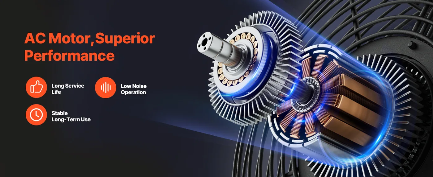 VEVOR 16 inch Shutter Exhaust Fan 2900 CFM Wall Mount Premium Motor