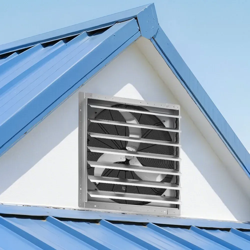 shutter exhaust fan wall mount installation