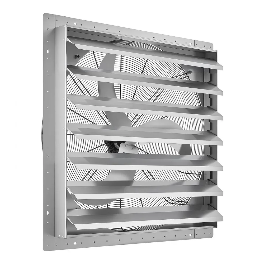 shutter exhaust fan weather resistant louvers