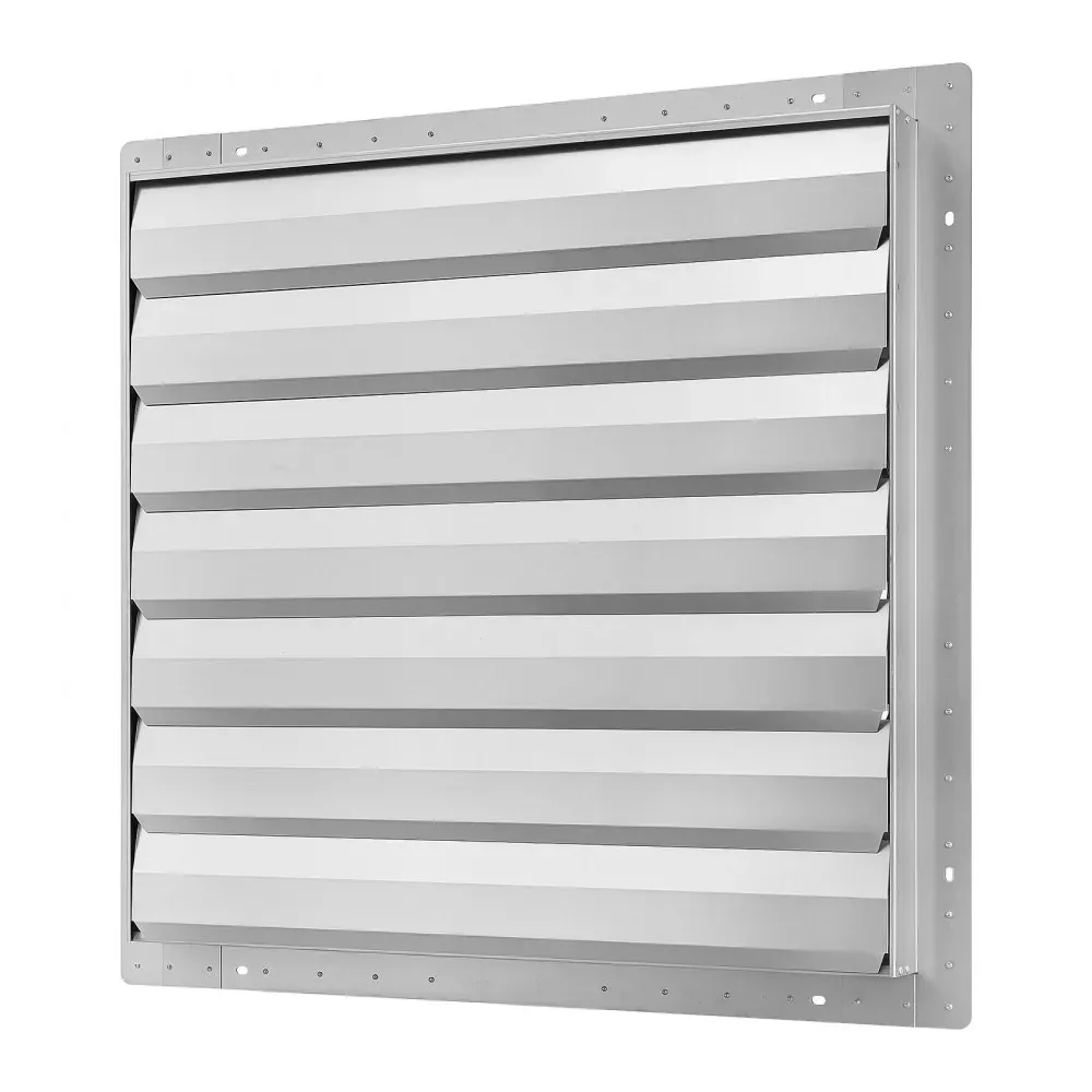 shutter exhaust fan electrostatic coated finish