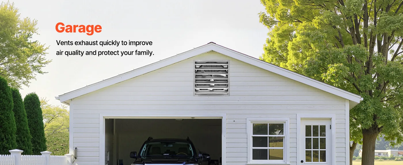 VEVOR 36 inch Shutter Exhaust Fan 9761 CFM Wall Mount Garage