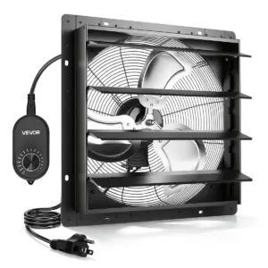 VEVOR 20 inch shutter exhaust fan front view