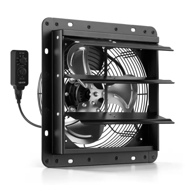 VEVOR 10 inch shutter exhaust fan front view