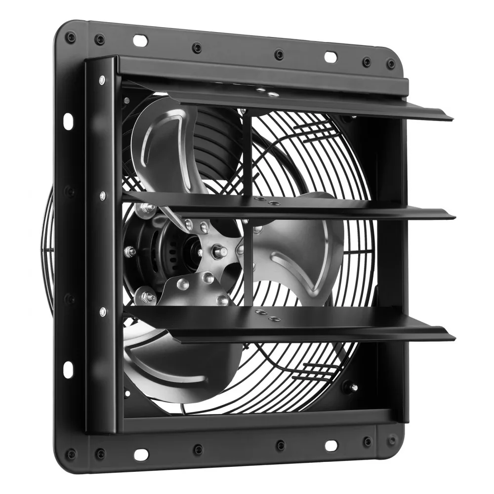 shutter exhaust fan weather resistant louvers