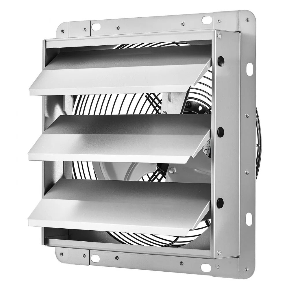 shutter exhaust fan weather resistant louvers