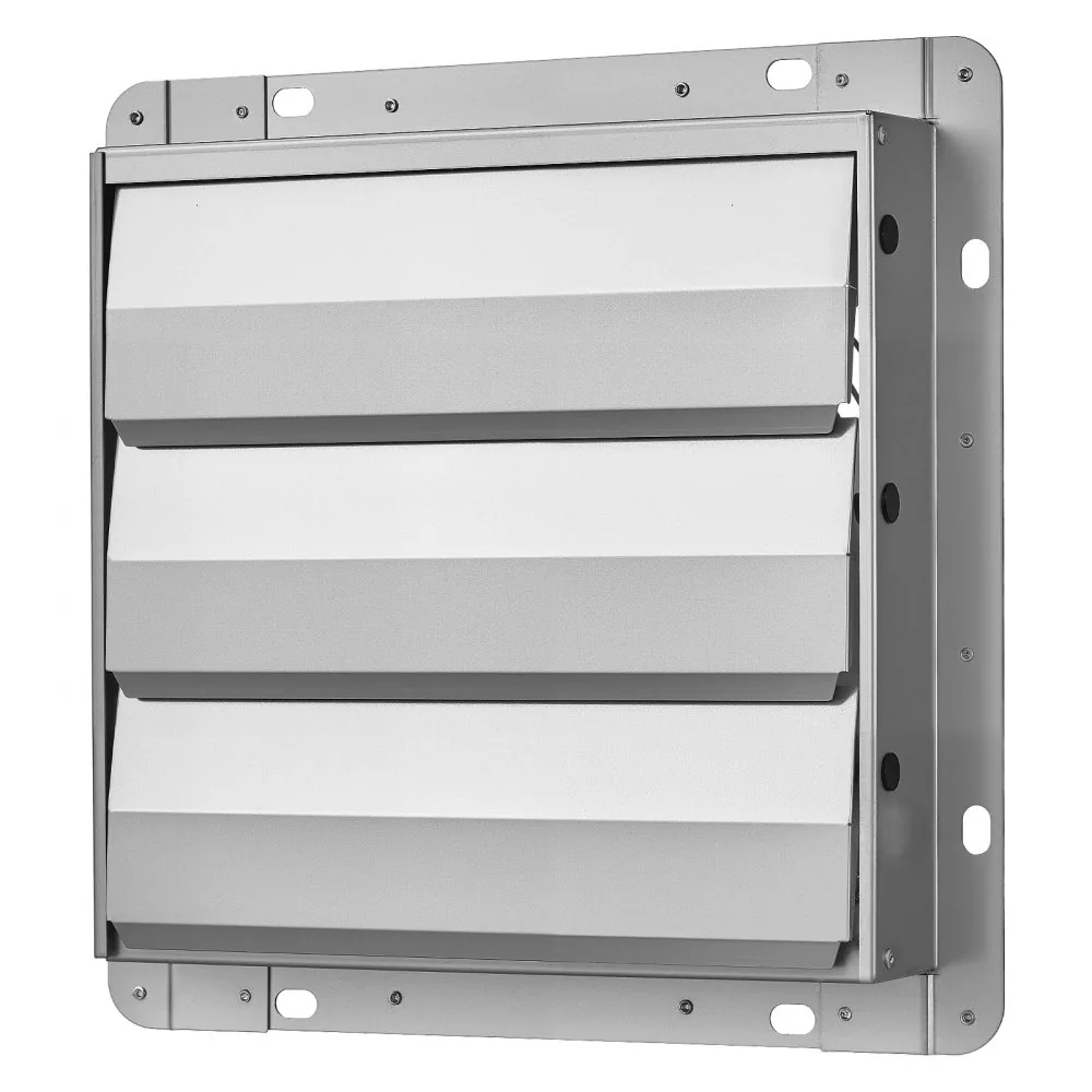 shutter exhaust fan electrostatic coated finish