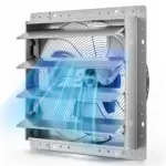 VEVOR 18 inch shutter exhaust fan front view