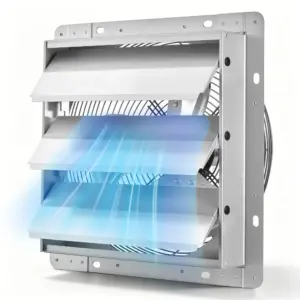 VEVOR 12 inch shutter exhaust fan front view