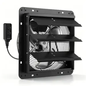 VEVOR 12 inch shutter exhaust fan front view