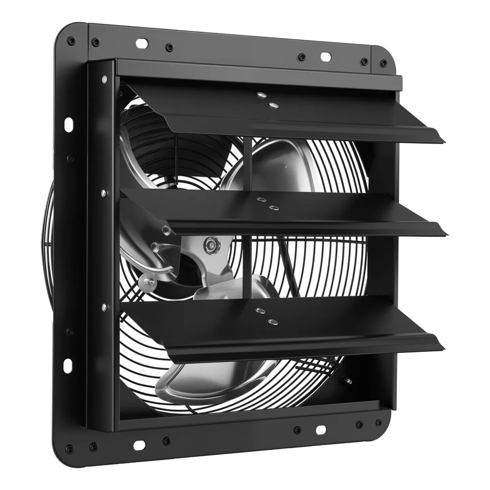 shutter exhaust fan weather resistant louvers