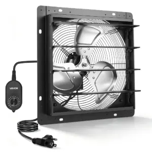 VEVOR 14 inch shutter exhaust fan front view