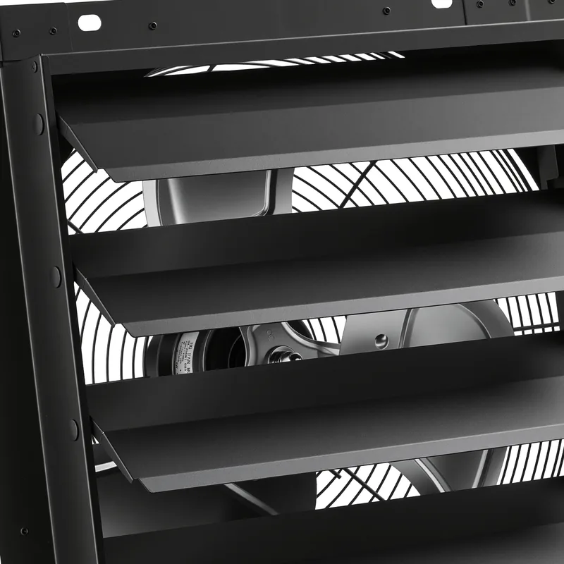 VEVOR 14 inch shutter exhaust fan weather-resistant build blocks dirt and water