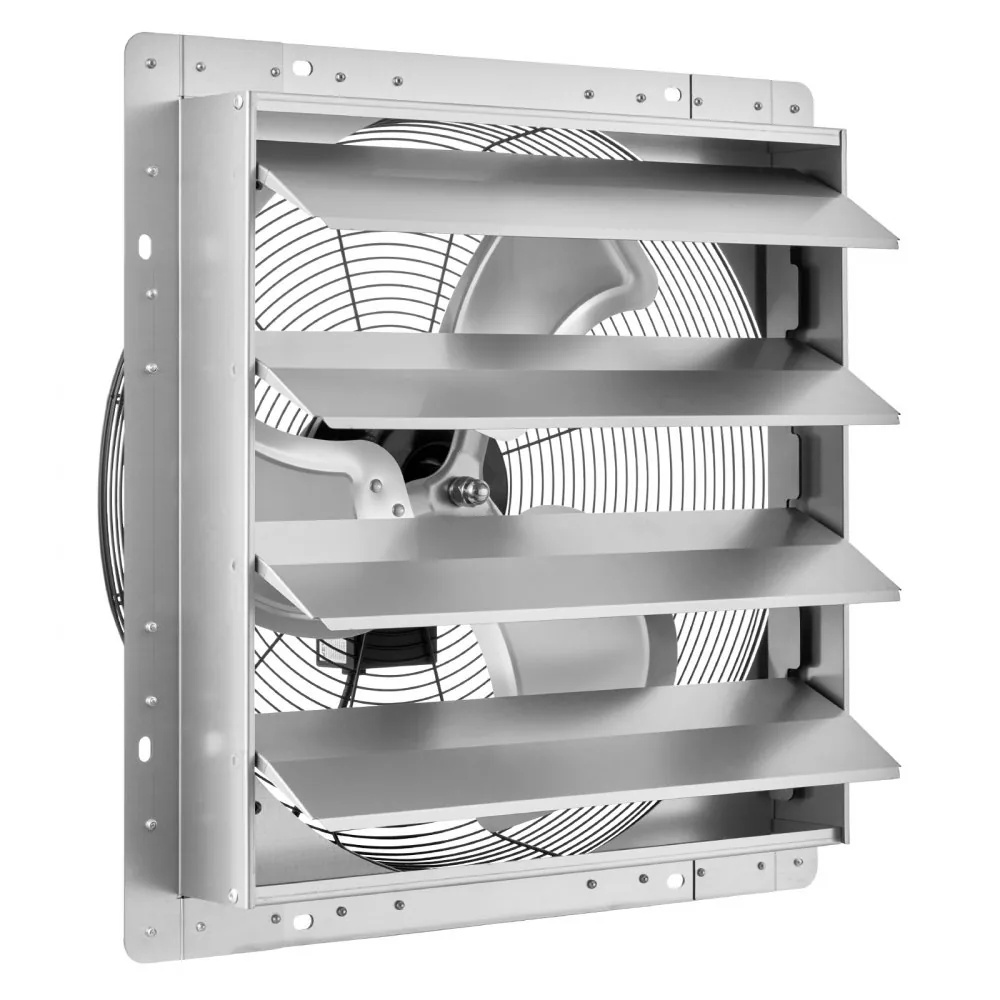 shutter exhaust fan weather resistant louvers