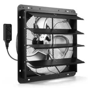 VEVOR 18 inch shutter exhaust fan front view