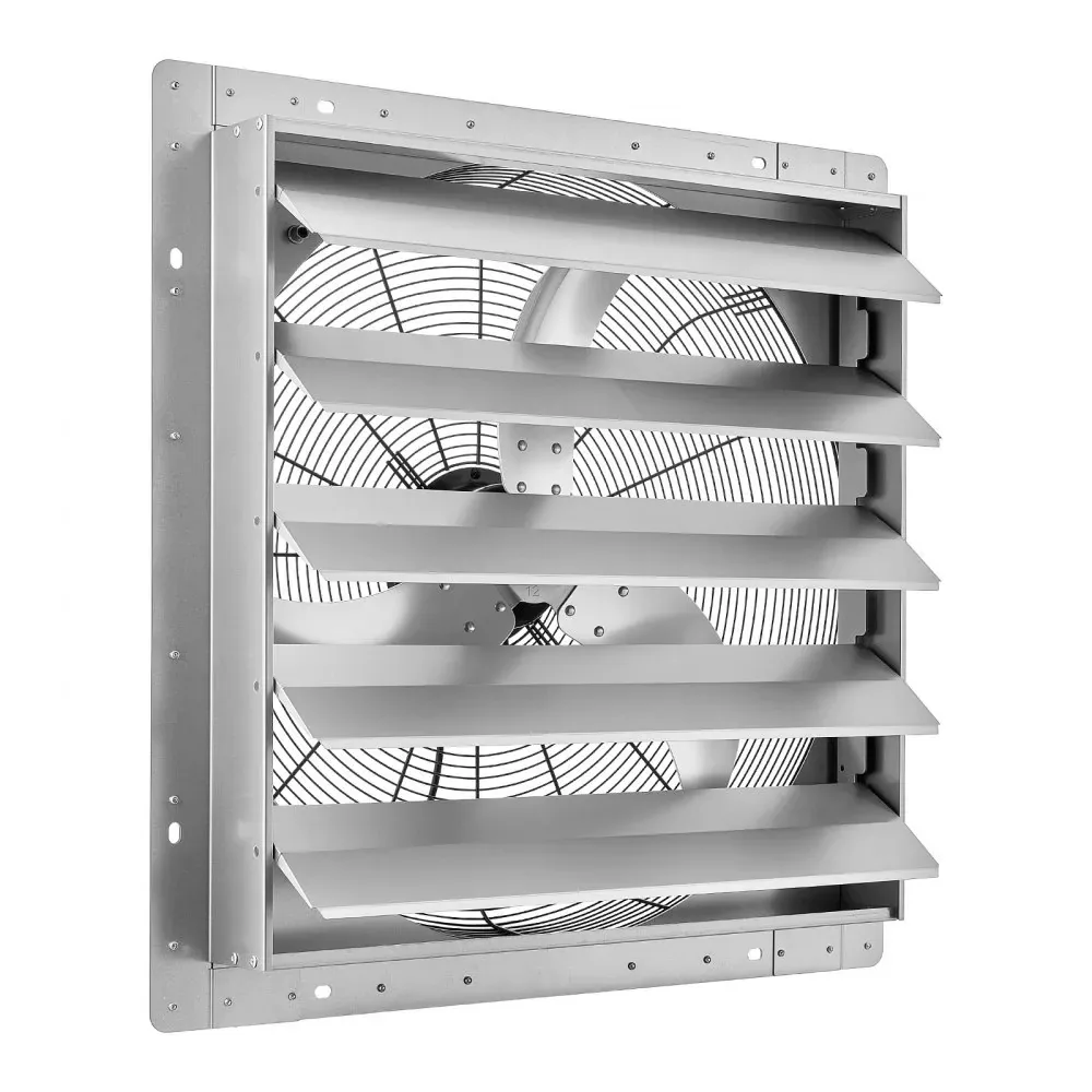 shutter exhaust fan weather resistant louvers