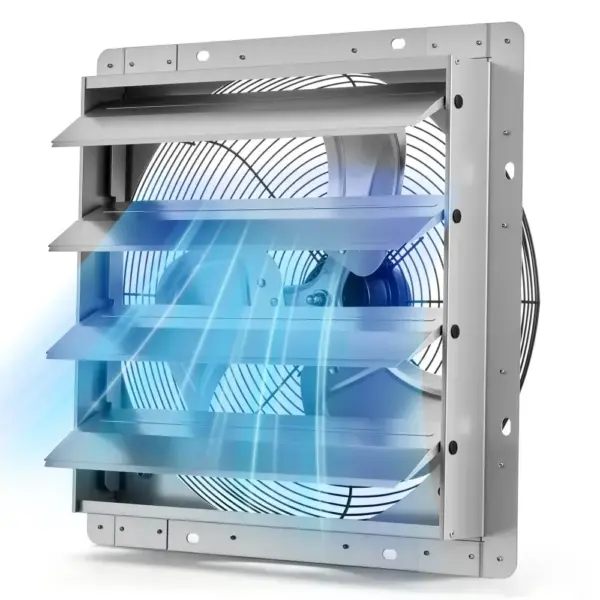 VEVOR 16 inch shutter exhaust fan front view