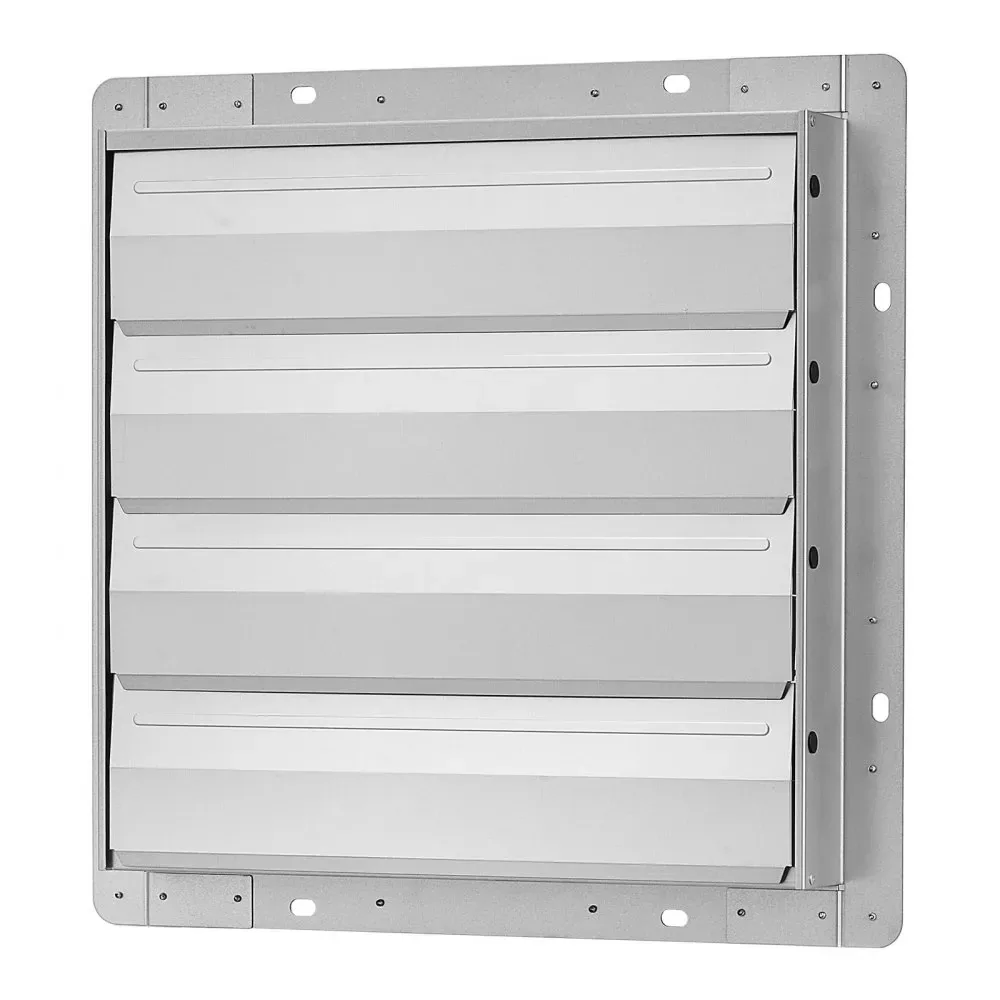 shutter exhaust fan electrostatic coated finish