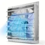 VEVOR 30 inch shutter exhaust fan front view