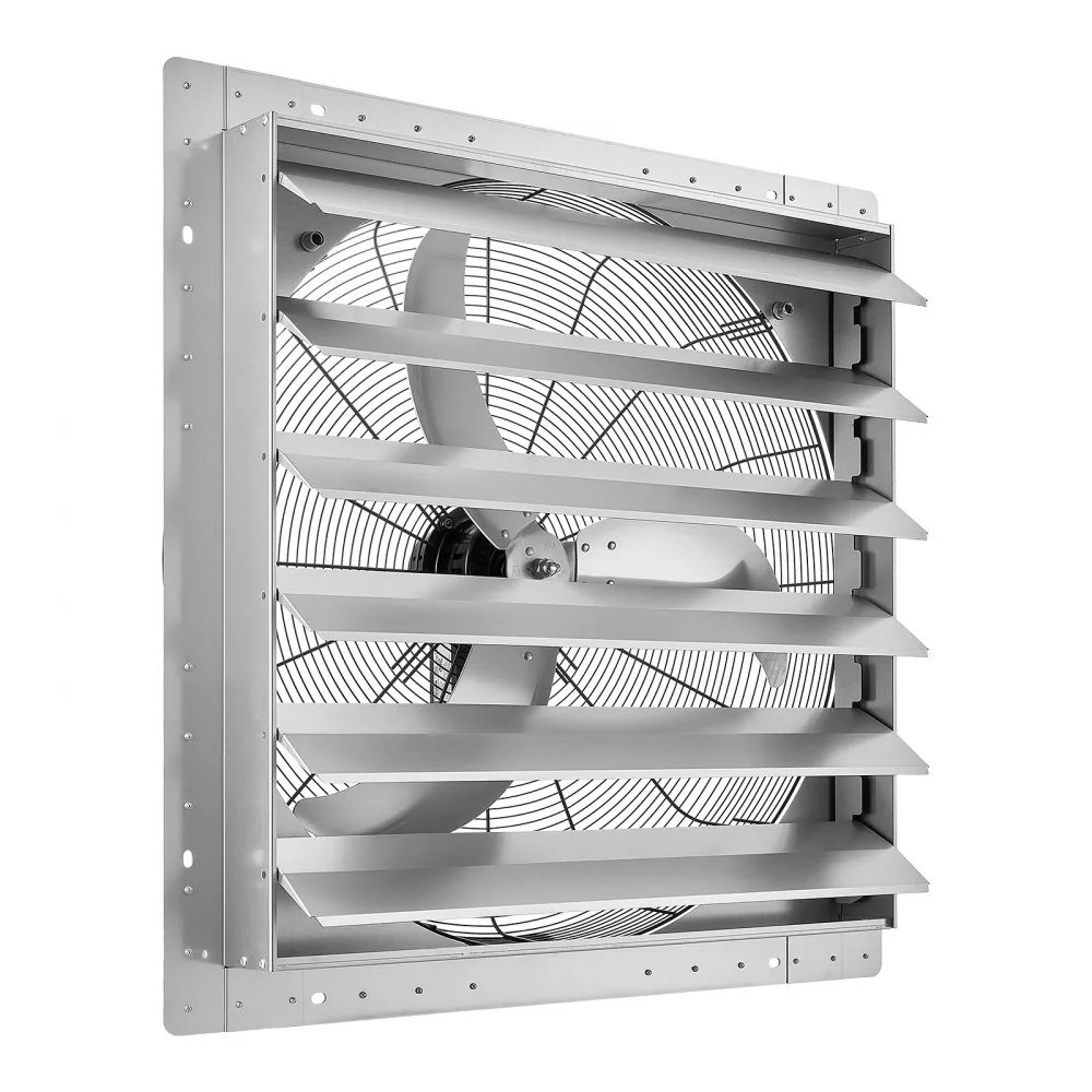 shutter exhaust fan weather resistant louvers