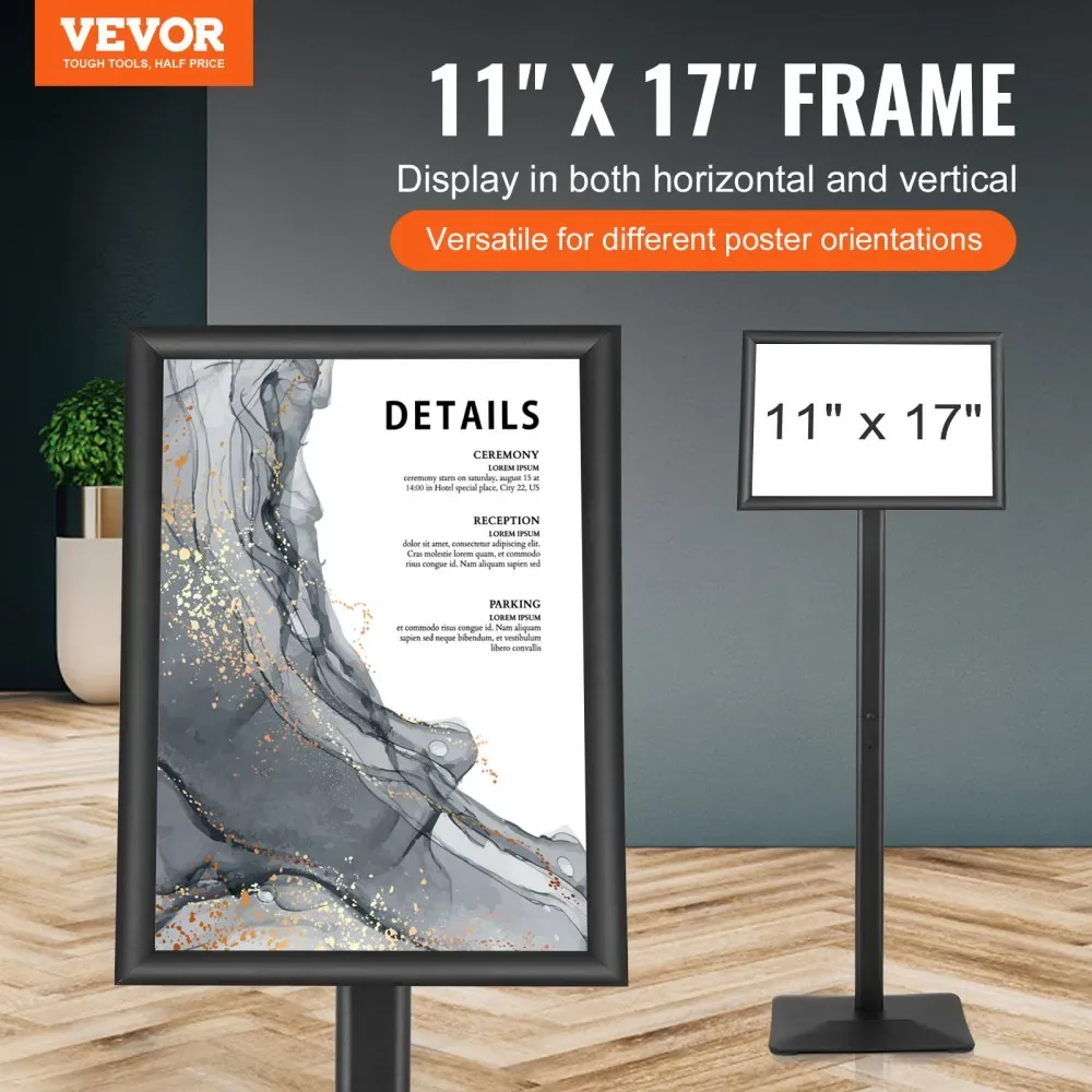 VEVOR sign stand in store entrance