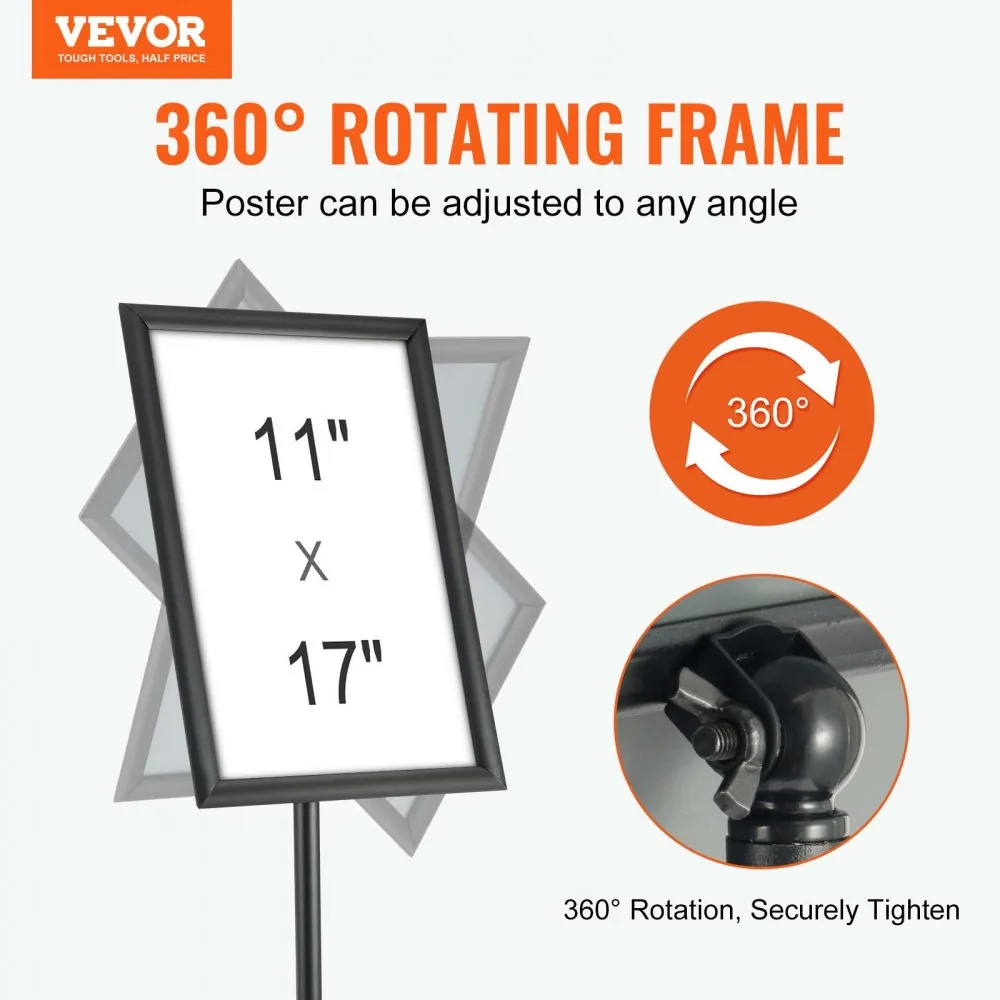 VEVOR sign stand in store entrance