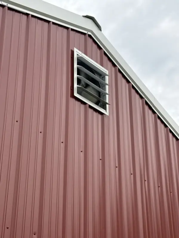 Customer photo 3 of <span class="sdh-h1" data-short="VEVOR 10 in Shutter Exhaust Fan, 874 CFM Wall Mount">VEVOR 10 in Shutter Exhaust Fan, 874 CFM Wall Mount Ventilation Fan with Automatic Louvers, Variable Speed AC Motor for Attic Garage Barn Greenhouse Workshop</span>