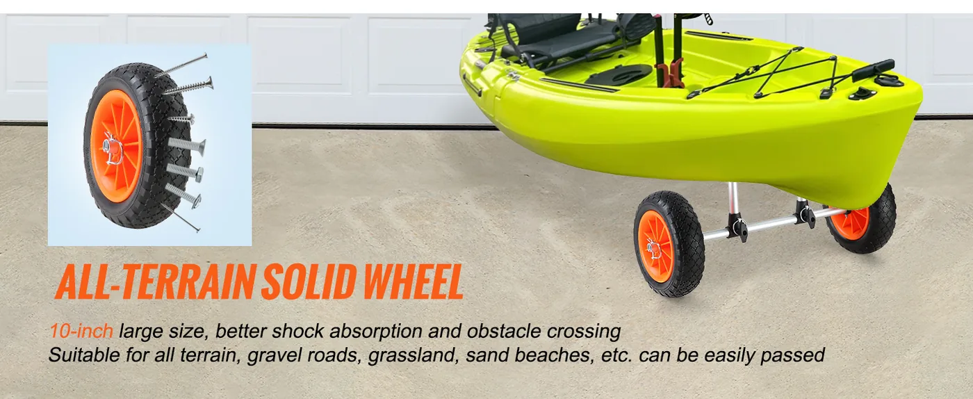 VEVOR Heavy Duty Kayak Cart 280 lbs Applicable to All Terrain