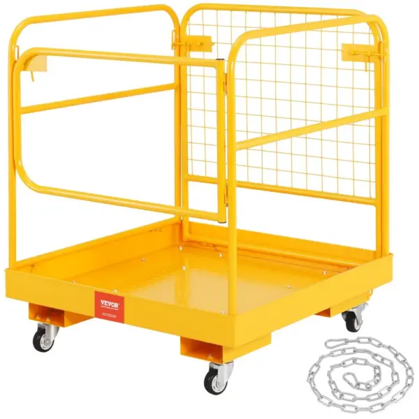 VEVOR forklift safety cage front view