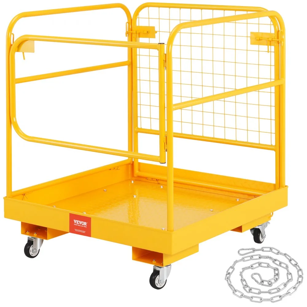 VEVOR forklift safety cage front view