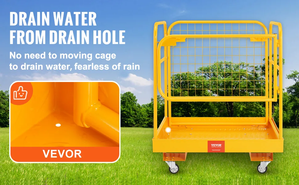 VEVOR forklift safety cage overview