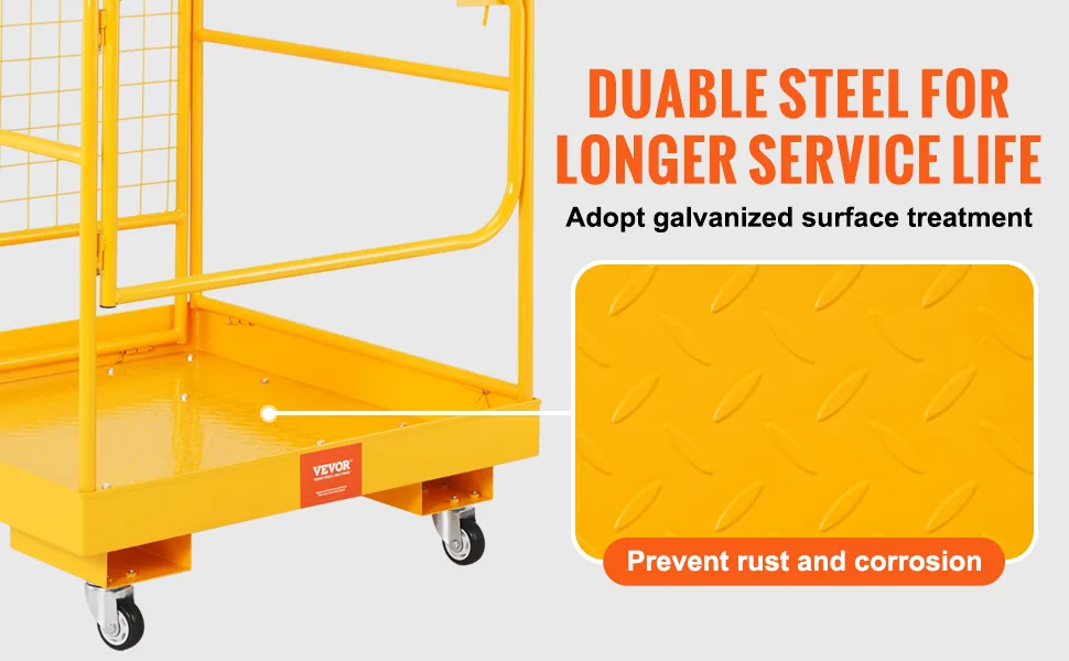 VEVOR forklift safety cage overview