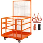 VEVOR 1400 lbs forklift work platform front view